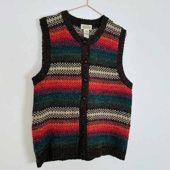 Vintage St John’s Bay vest chunky knit sweater - Picture 6 of 10